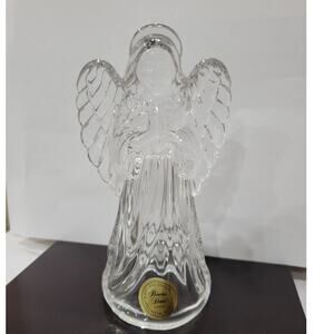 Vintage Princess House Lead Crystal Standing Angel Nativity Figurine Replacement